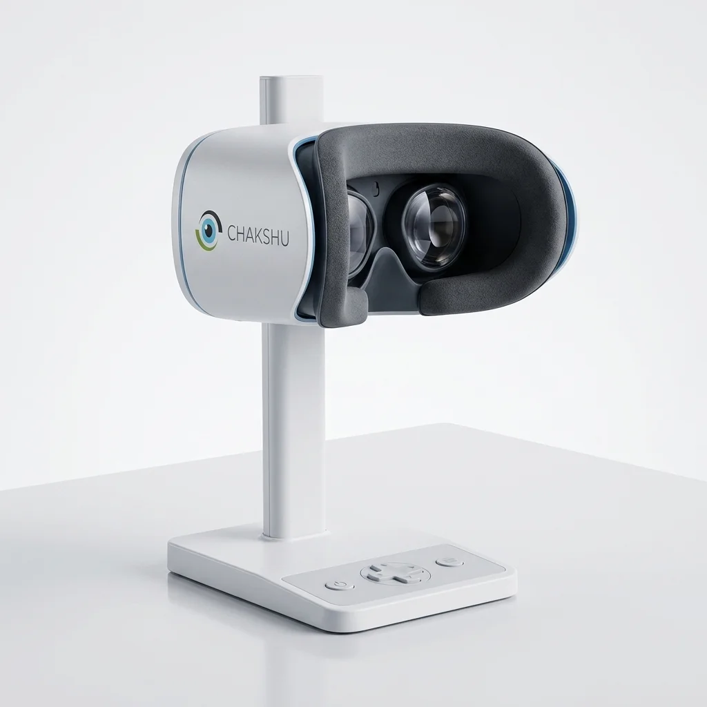 Chakshu device sleek ophthalmic rendering